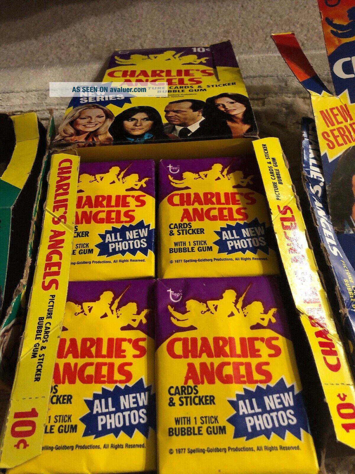 VINTAGE 1977 TOPPS CHARLIE ' S ANGELS TRADING CARDS SERIES 3 (34) PACKS ...