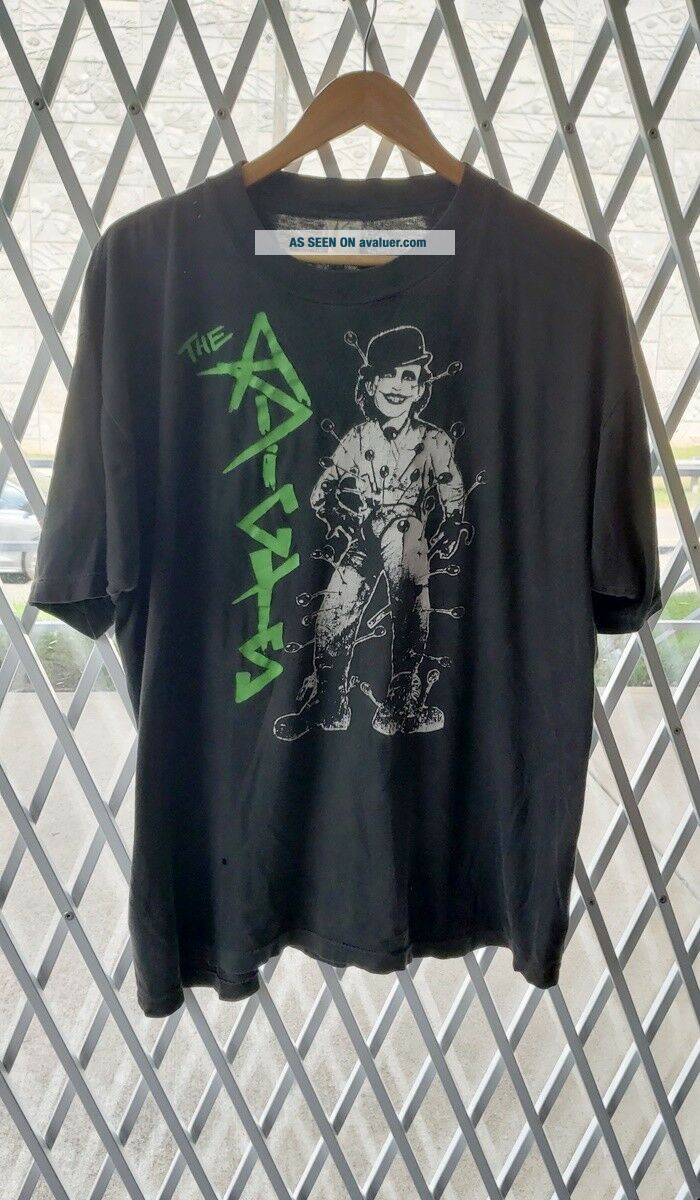Tee-shirt Vintage 90s Stereolab - Marque Screen Stars, Taille XL, Vert, Occasion Très Bon état