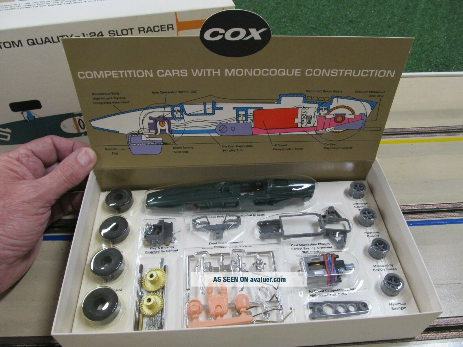 Vintage COX BRM Formula One 1/24 Slot Car Kit - In The Box - 1960 ' S ...