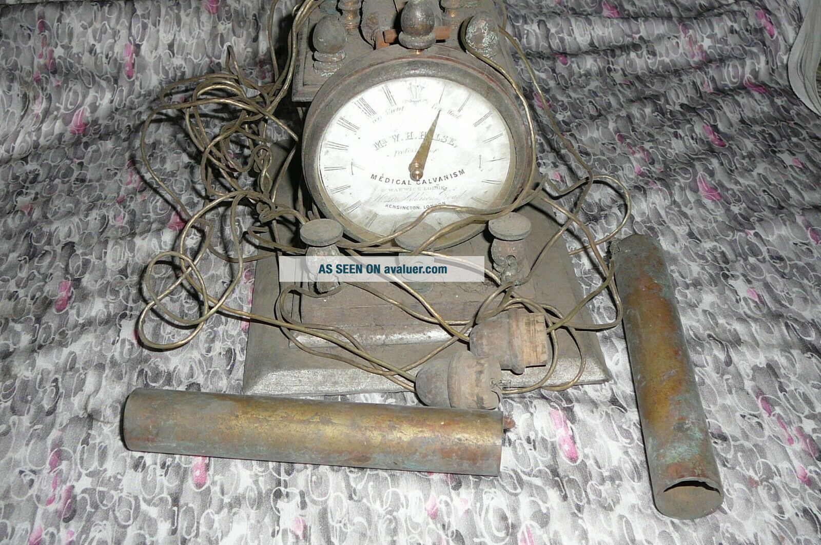 old vintage victorian Electric / Battery Shock Machine steam punk