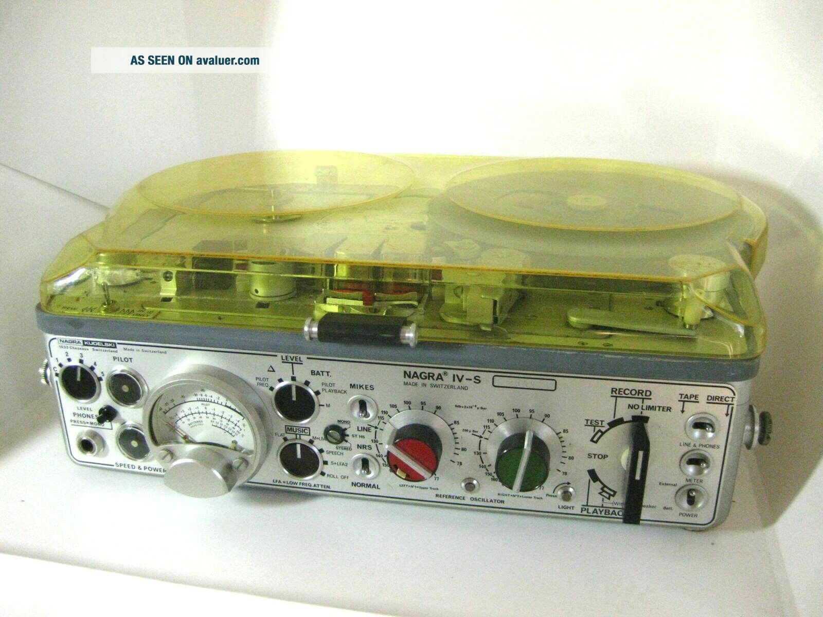 Nagra IV - S STEREO Reel to Reel Portable Deck Deck