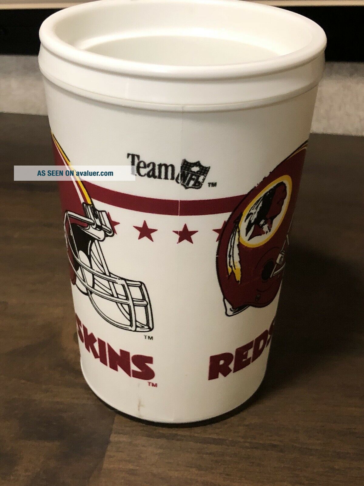 Vintage NFL Washington Redskins Plastic Thermal Mug Cup 22oz Hot Cold ...