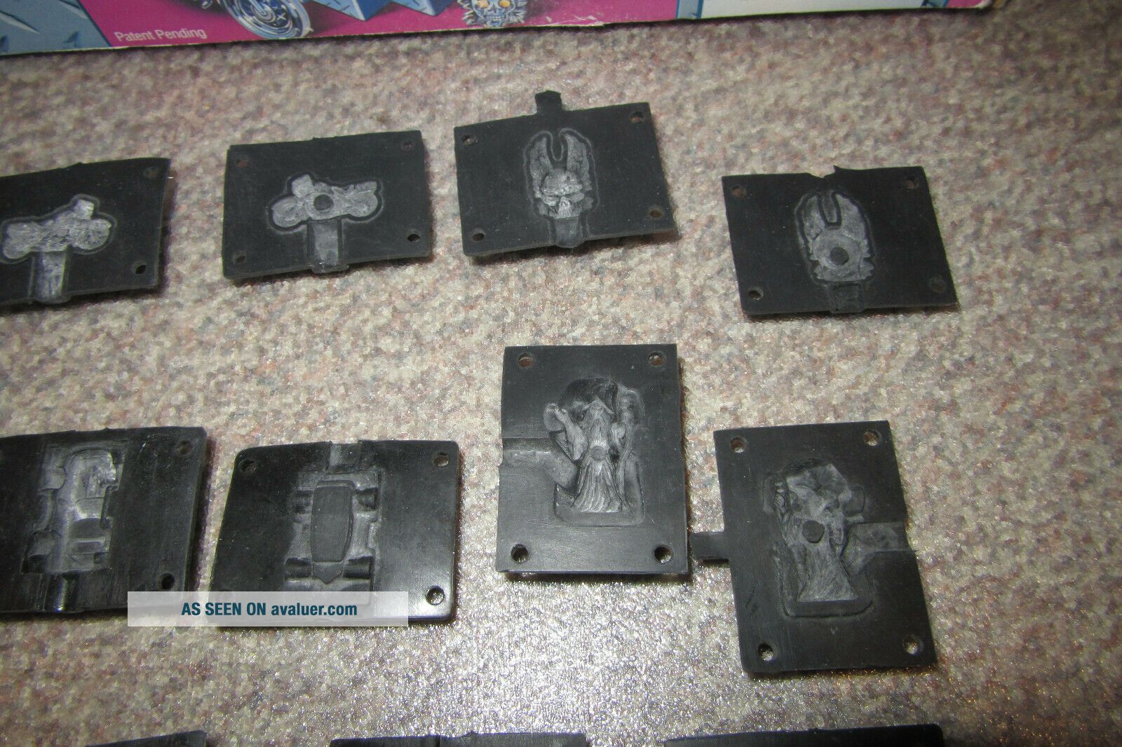 Toymax Films Vintage 1996 Toymax Metal Molder Die Cast Factory With Figure Molds ...