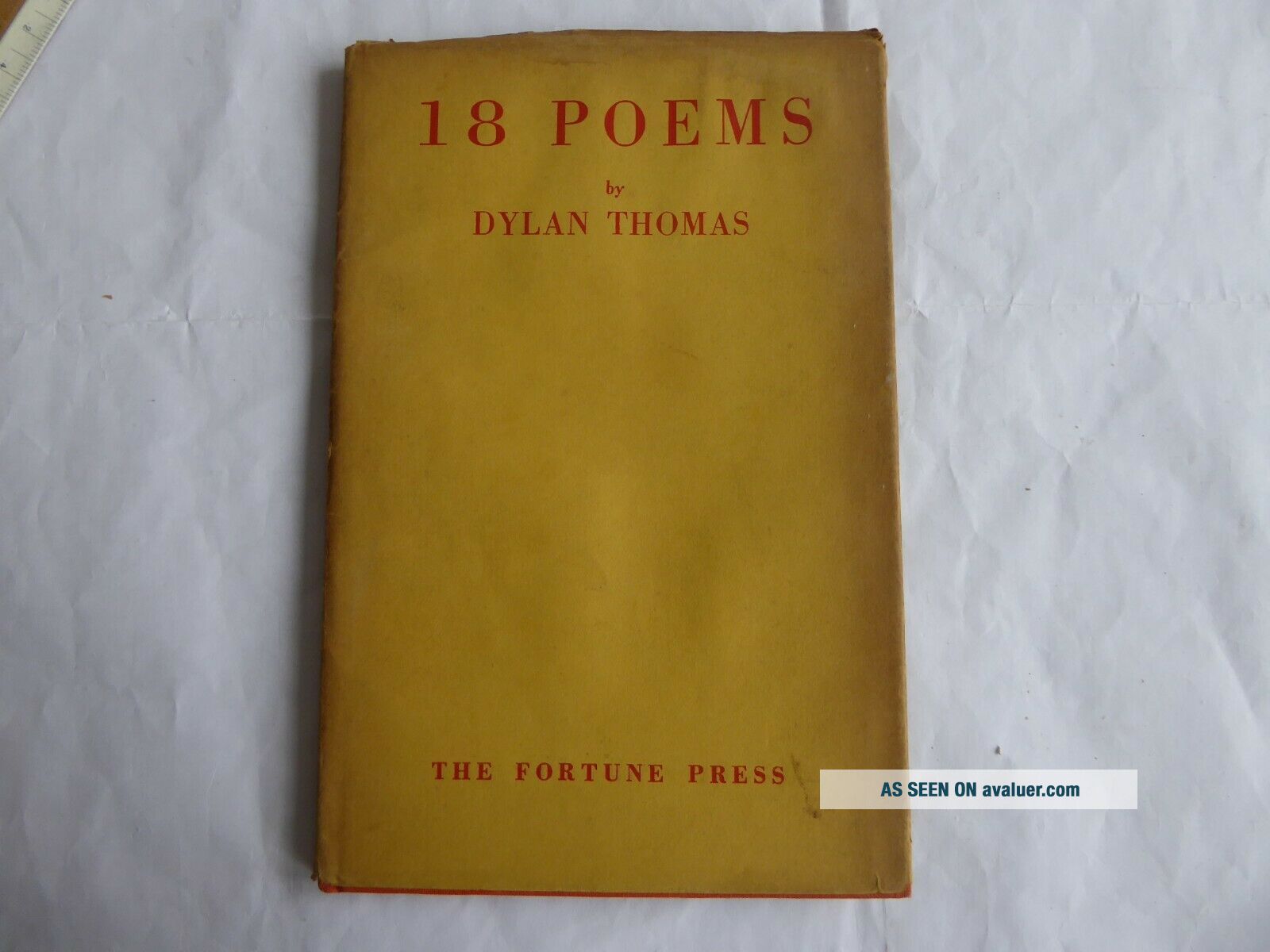 Dylan Thomas 1st First Edition 18 Poems | #7251098