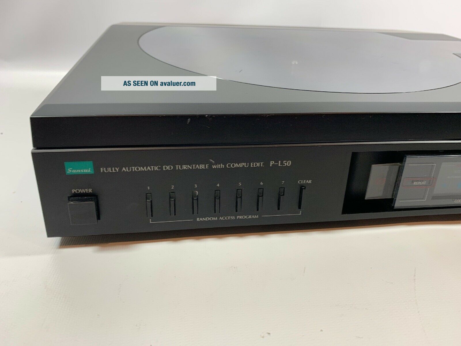 SANSUI P - L50 DIRECT DRIVE LINEAR TRACKING PROGRAMMABLE TURNTABLE ...