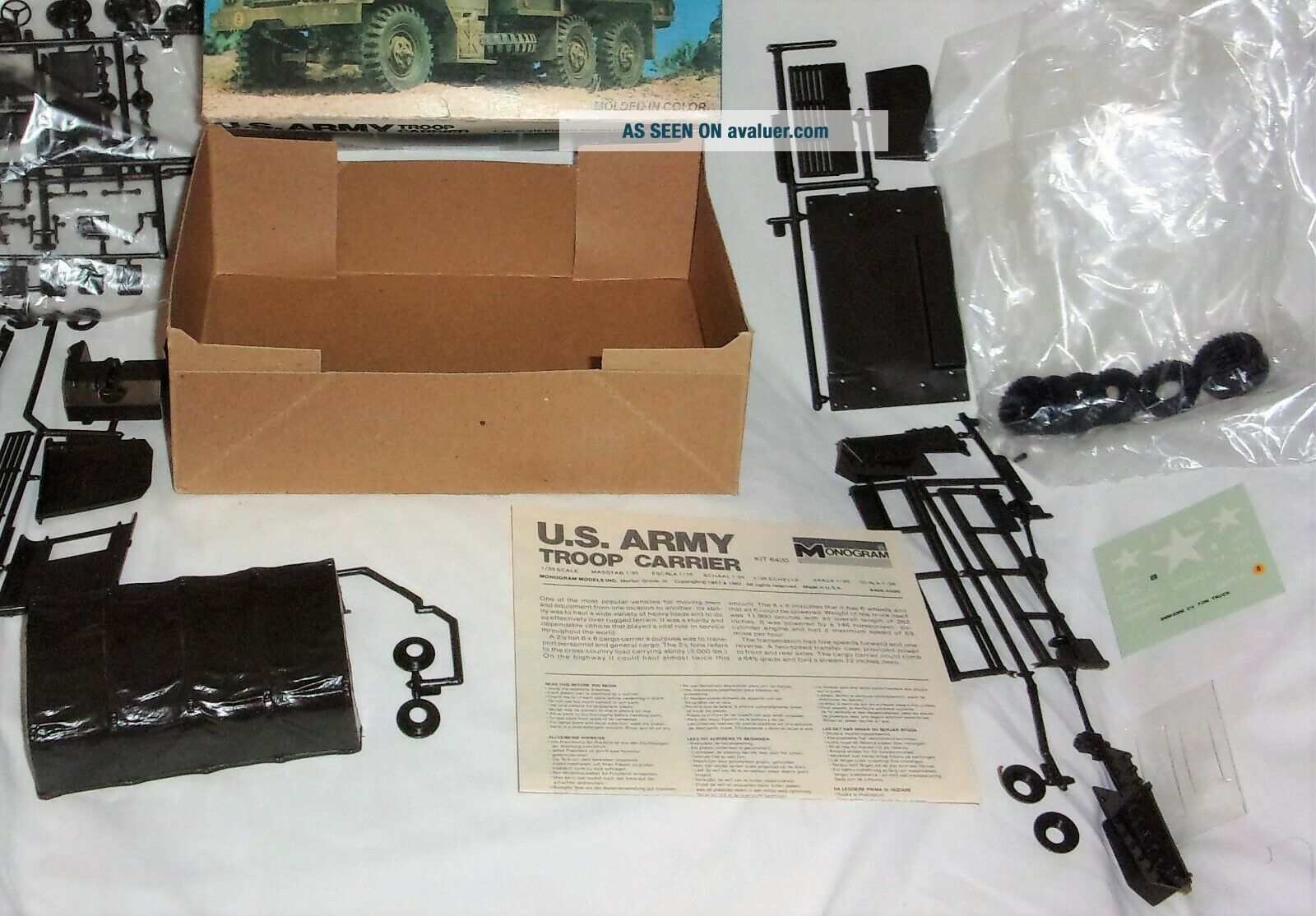 Monogram US Army Troop Carrier Truck 1/35 Model