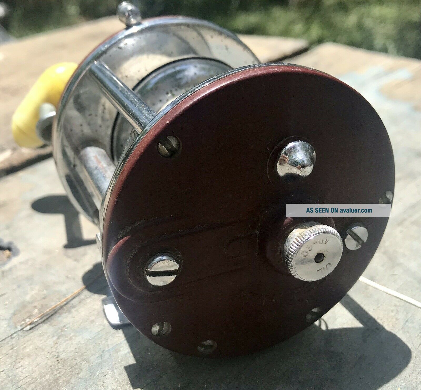 VINTAGE PENN PEER 209 LEVEL WIND SALT WATER REEL WITH LINE #7307647