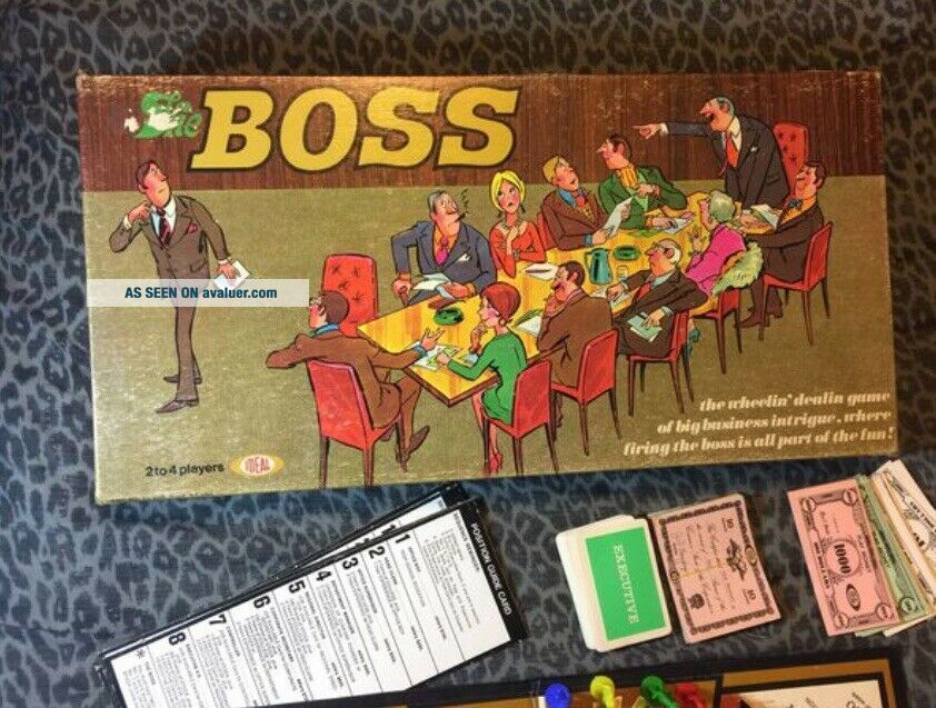 The Boss Board Game By Ideal Where Firing The Boss Is All The FUN ...