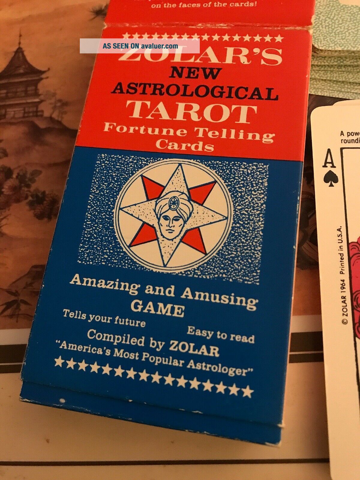 ZOLAR #39 S Vintage Astrological Tarot Fortune Telling Cards Deck Cards