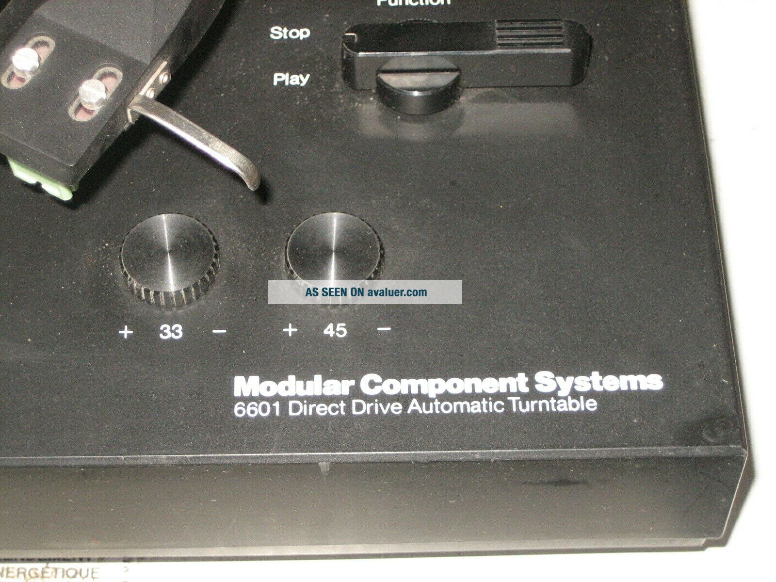 MCS Series 6601 Direct Drive Automatic Turntable Black GREAT Needle ...