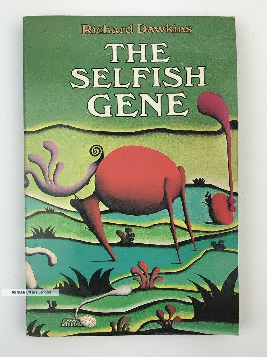 Vtg Richard Dawkins THE SELFISH GENE 1978 1st Printing Oxford Press PB ...