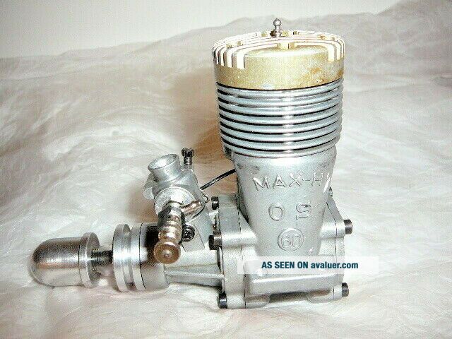 70s - 80s Vintage OS Max - H 60 Gold Head RC Model Airplane Engine ...
