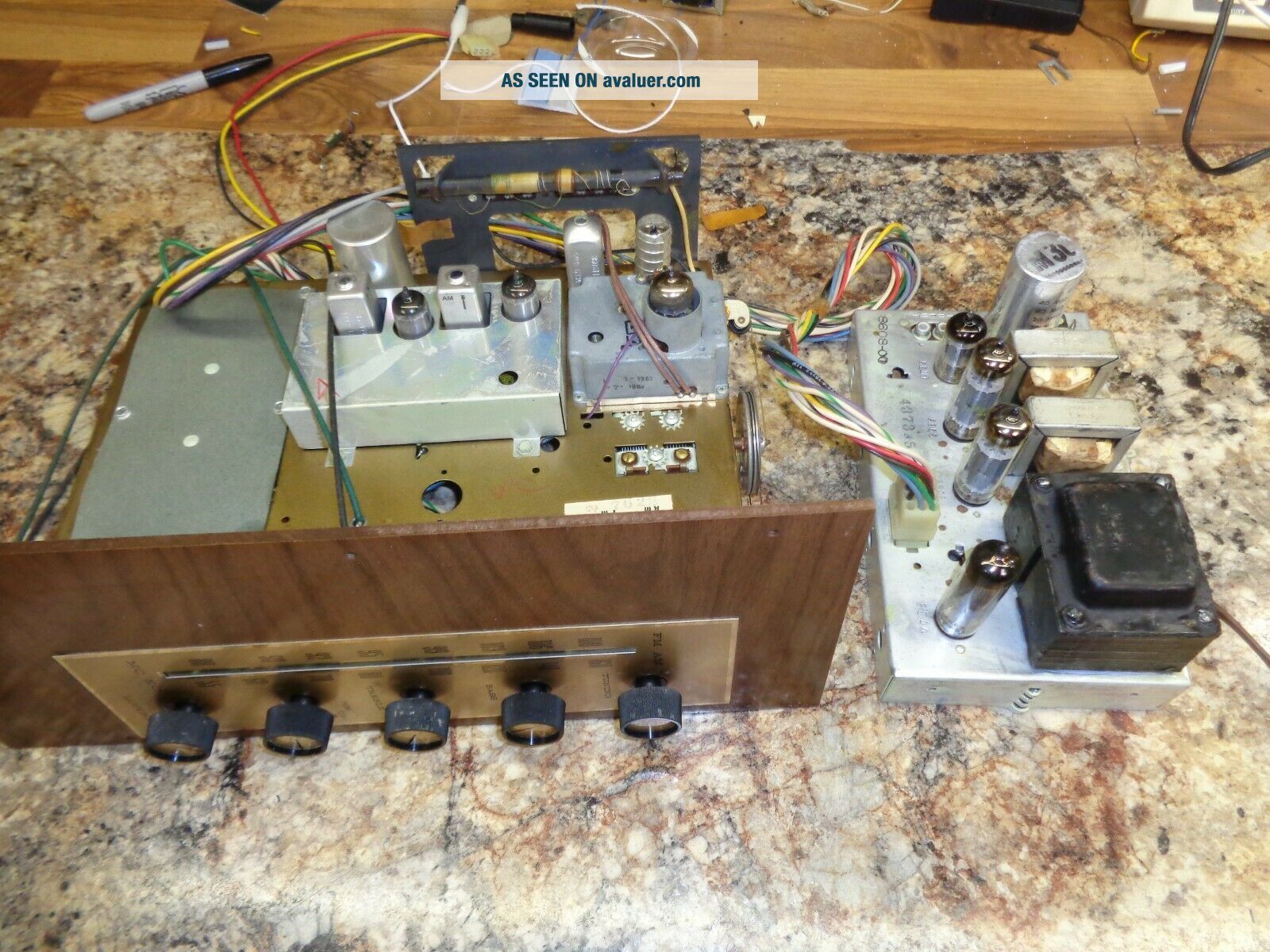 Vintage Magnavox AM FM Tuner For Single - Ended EL84 Stereo Tube ...