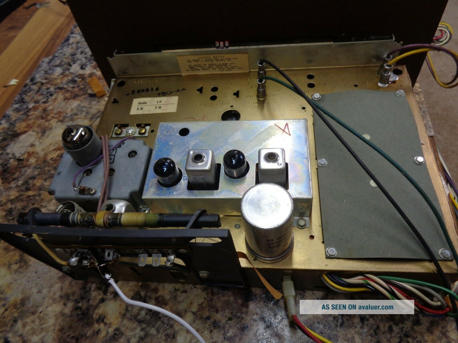 Vintage Magnavox AM FM Tuner For Single - Ended EL84 Stereo Tube ...