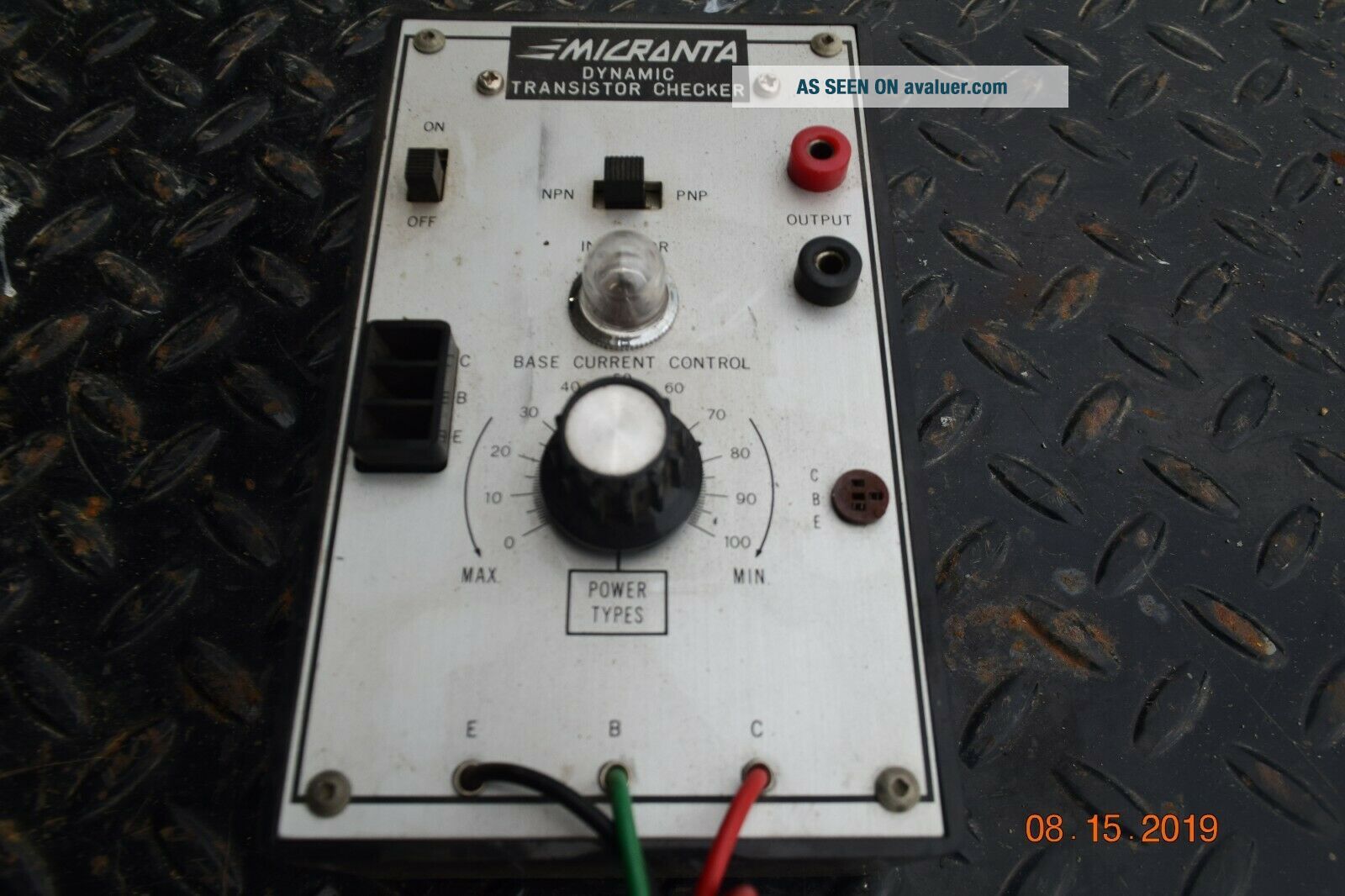 Vintage MICRONTA Dynamic Transistor Checker