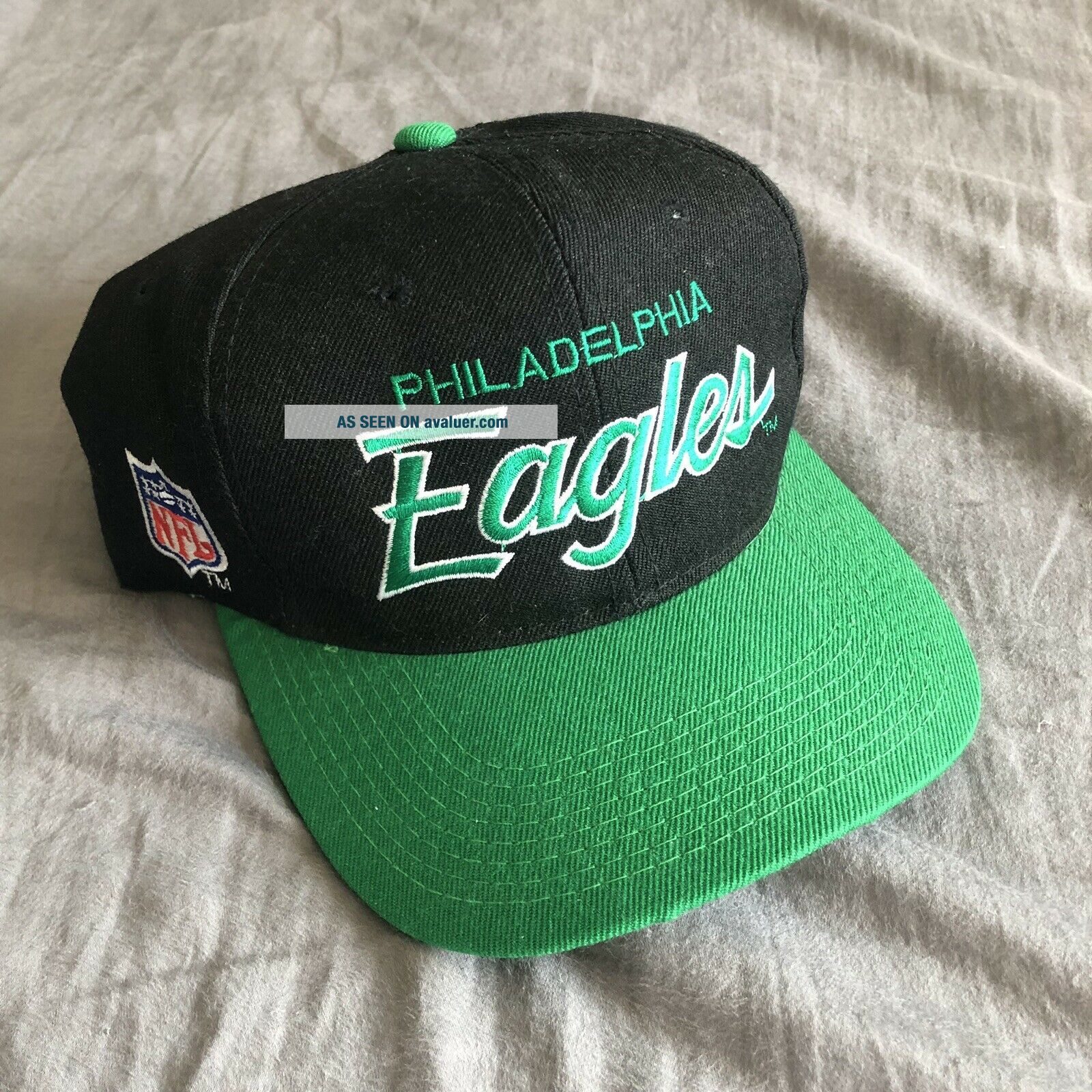 Vintage Philadelphia Eagles Sports Specialties Script Snapback Hat NFL ...