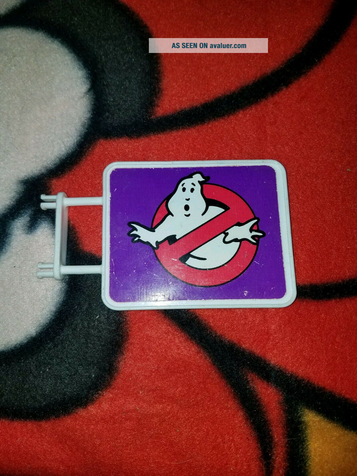 Vintage Kenner Real Ghostbusters Firehouse Custom Printed Sign - Original Toy Part/Accessory
