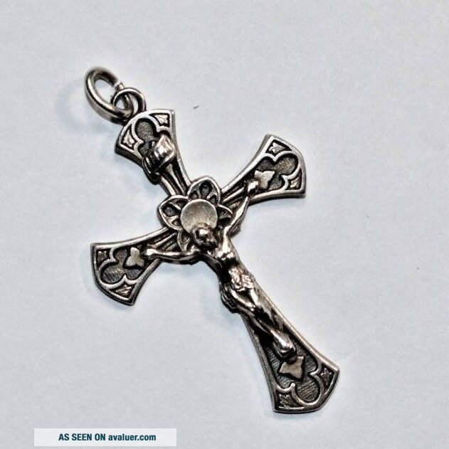 Stunning Vintage Sterling Silver 925 Religious Crucifix INRI Cross ...