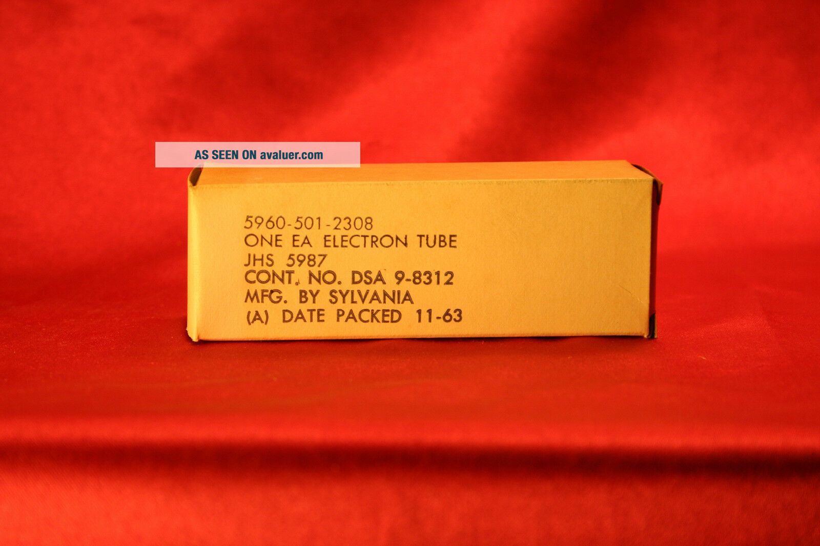 Sylvania 5987 NOS Tubes - Submini Tubes NIB. Highest Power Triode ...