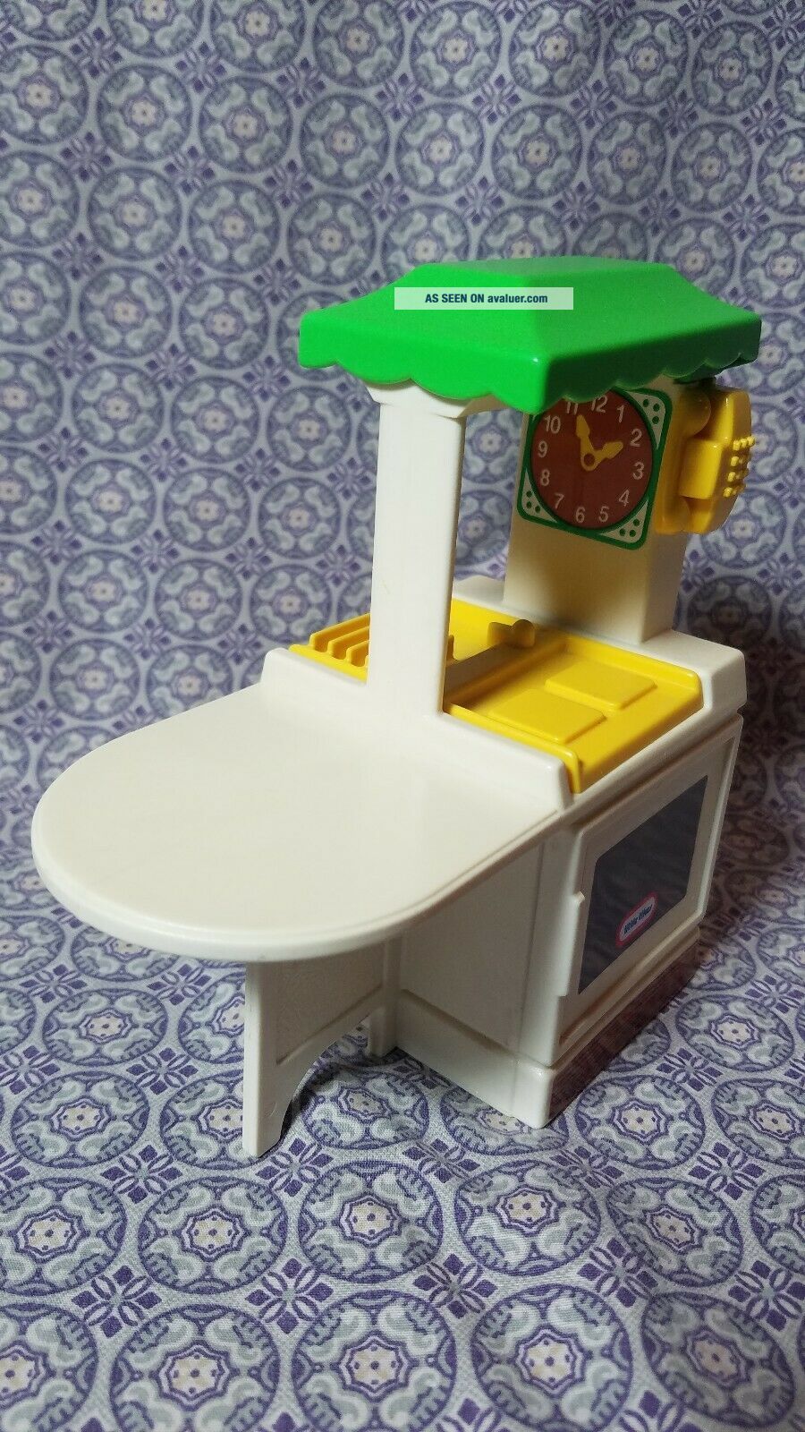Vintage LITTLE TIKES DOLLHOUSE FURNITURE Kitchen Chalkboard Easel ...