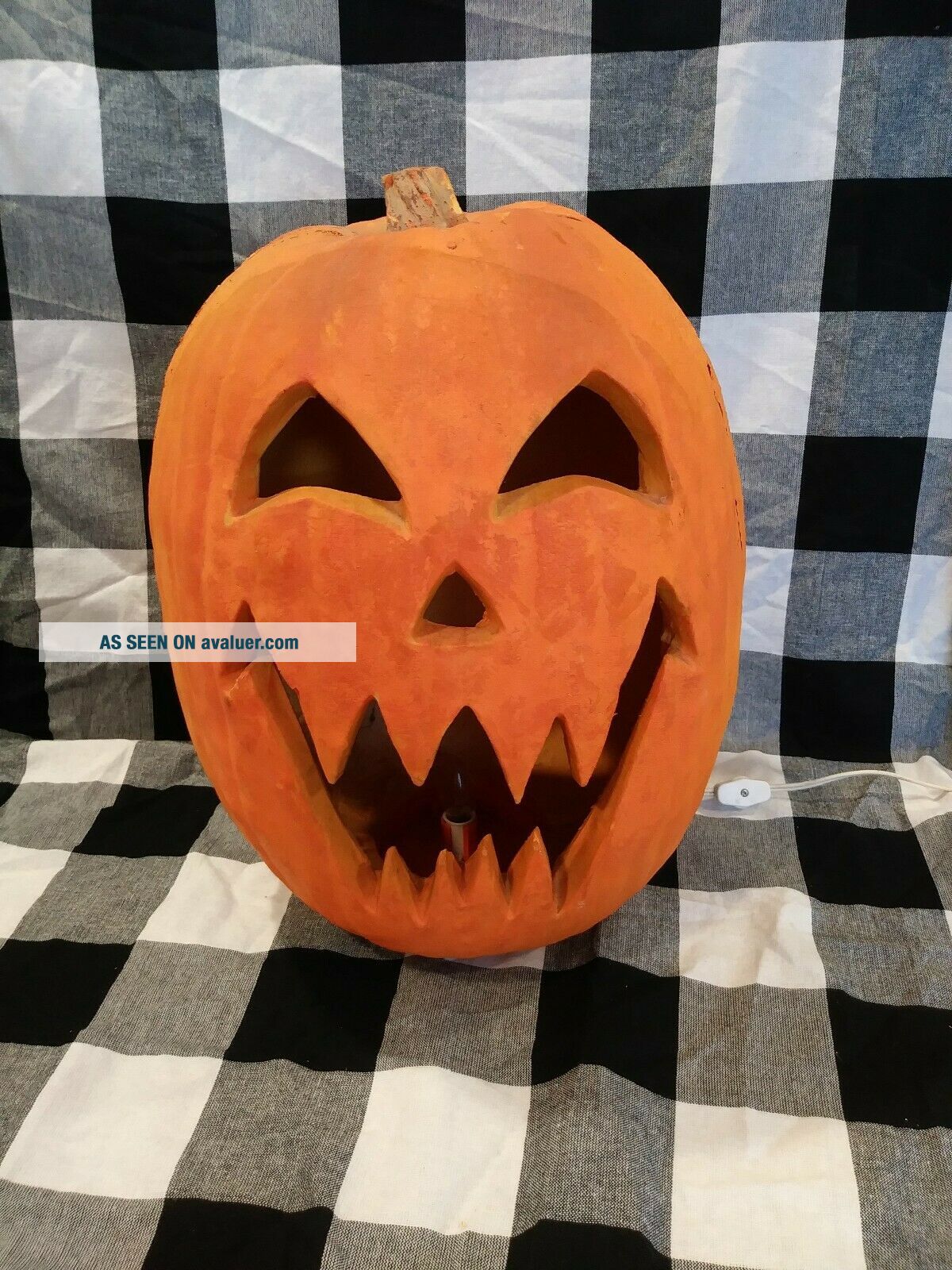 VTG 1993 TRENDMASTERS Halloween Jack - O - Lantern Pumpkin Light Up ...