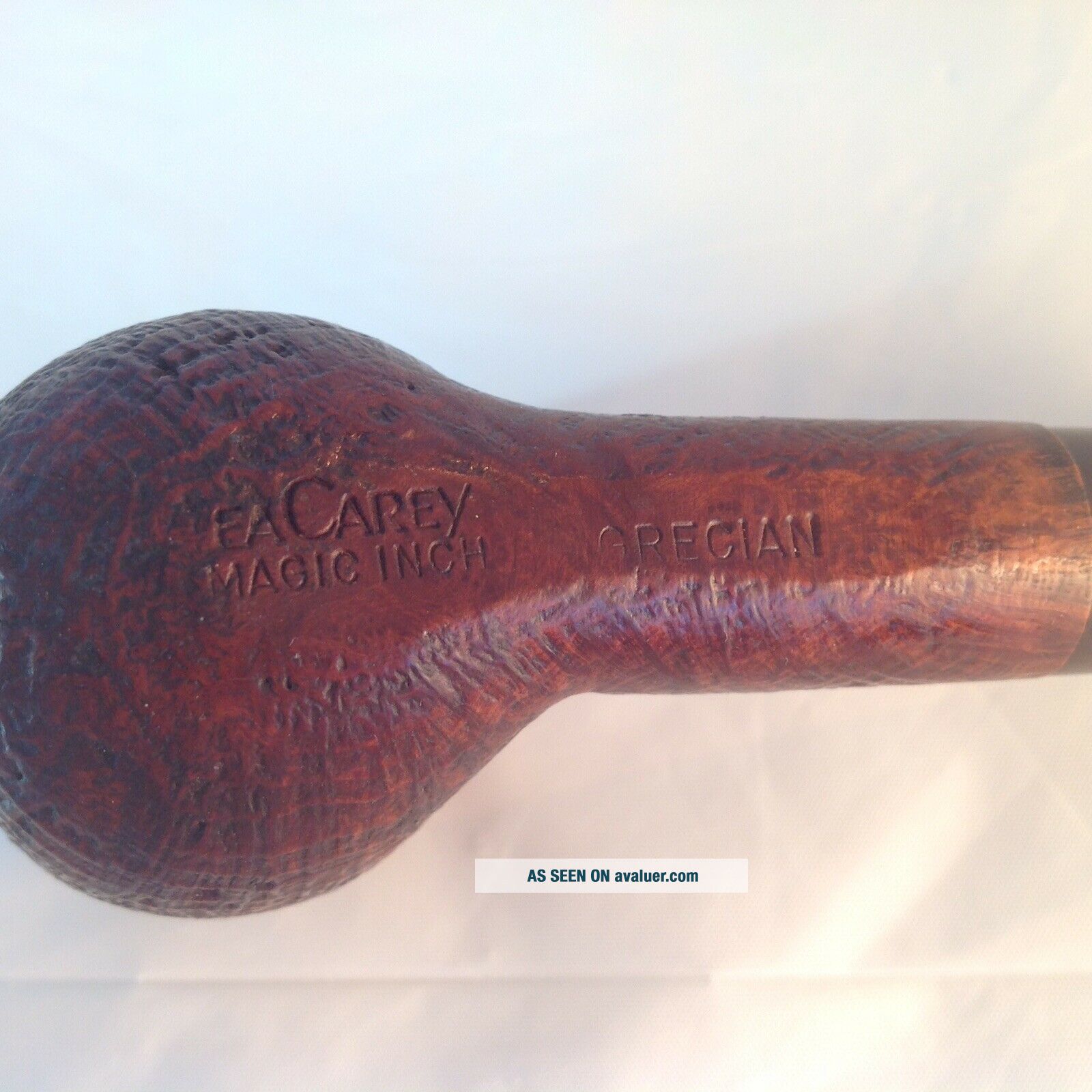 VINTAGE EA CAREY MAGIC INCH GRECIAN SMOKING TOBACCO PIPE | #7952967