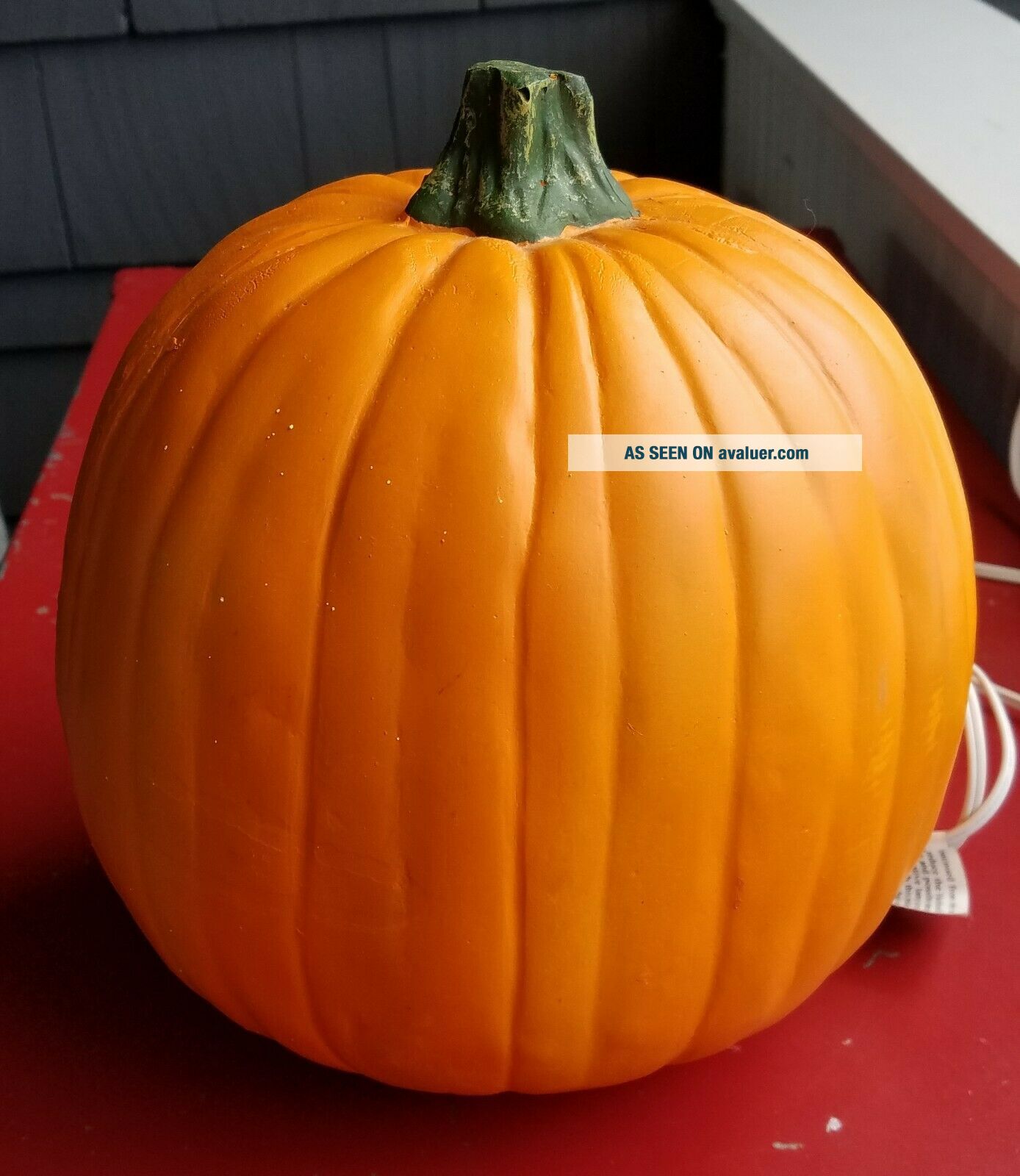 Vintage Gemmy Pumpkin Jack O Lantern Light Up Foam Blow Mold Halloween ...