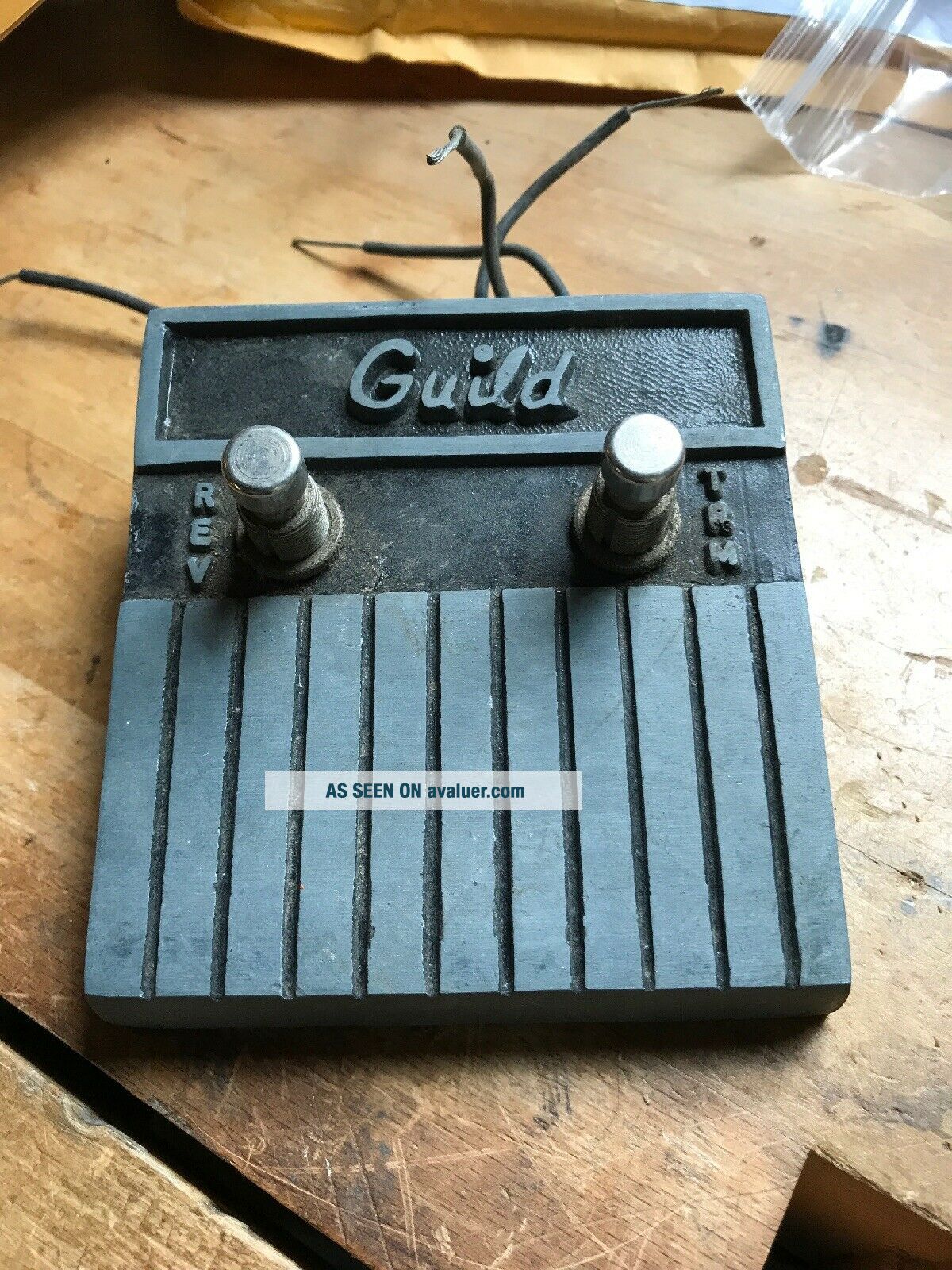 Vintage 1960’s Guild Guitar Amp Footswitch Project. Pedal Housing ...