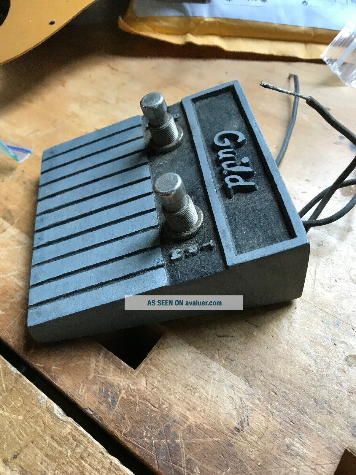 Vintage 1960’s Guild Guitar Amp Footswitch Project. Pedal Housing ...