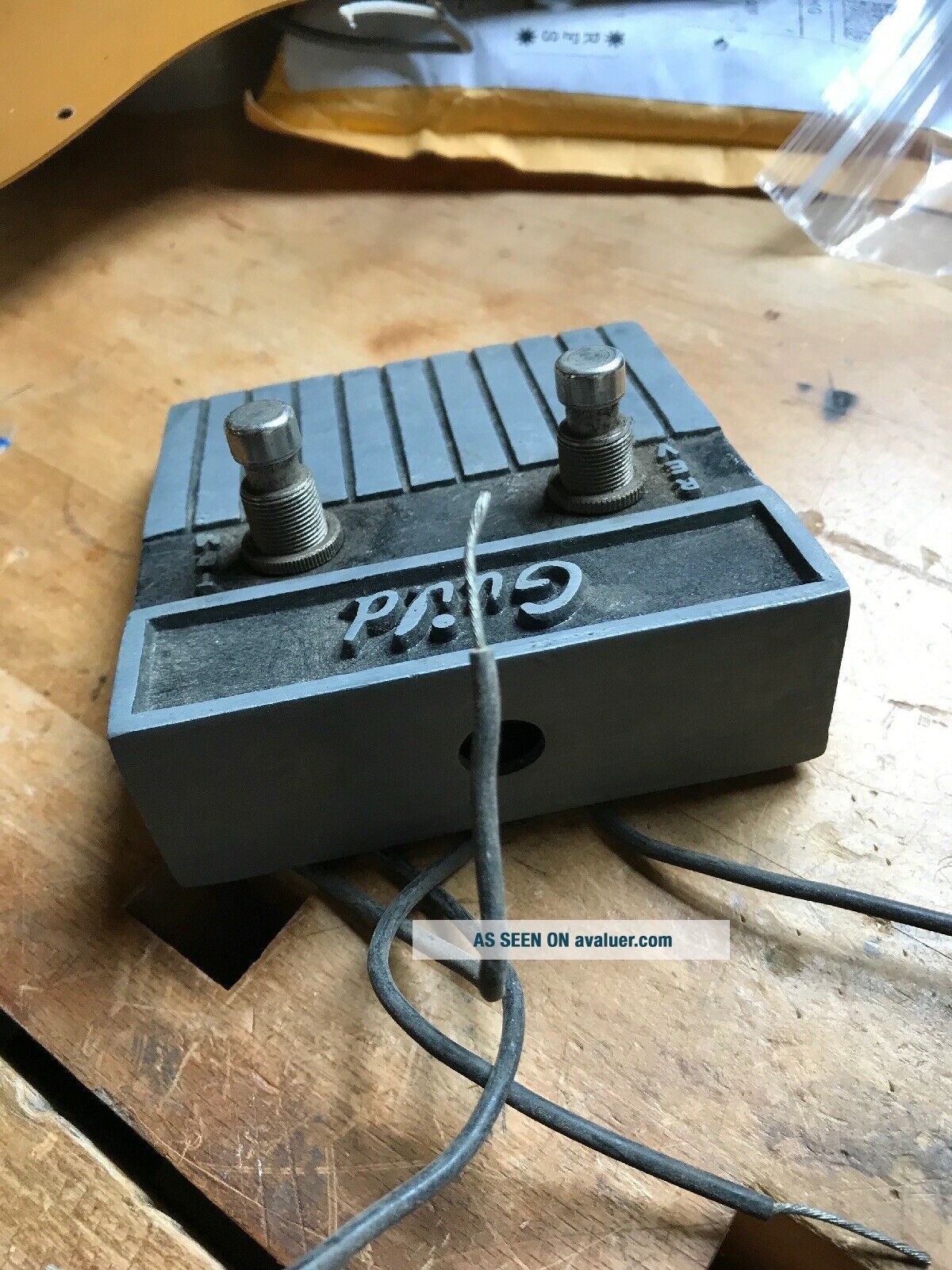 Vintage 1960’s Guild Guitar Amp Footswitch Project. Pedal Housing ...
