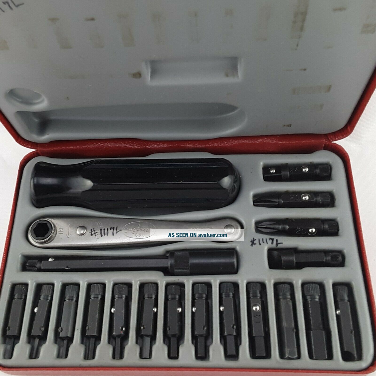 Precision Tool Kit Vintage Chapman Mfg 6320 Miniature Tool Set Gunsmith ...