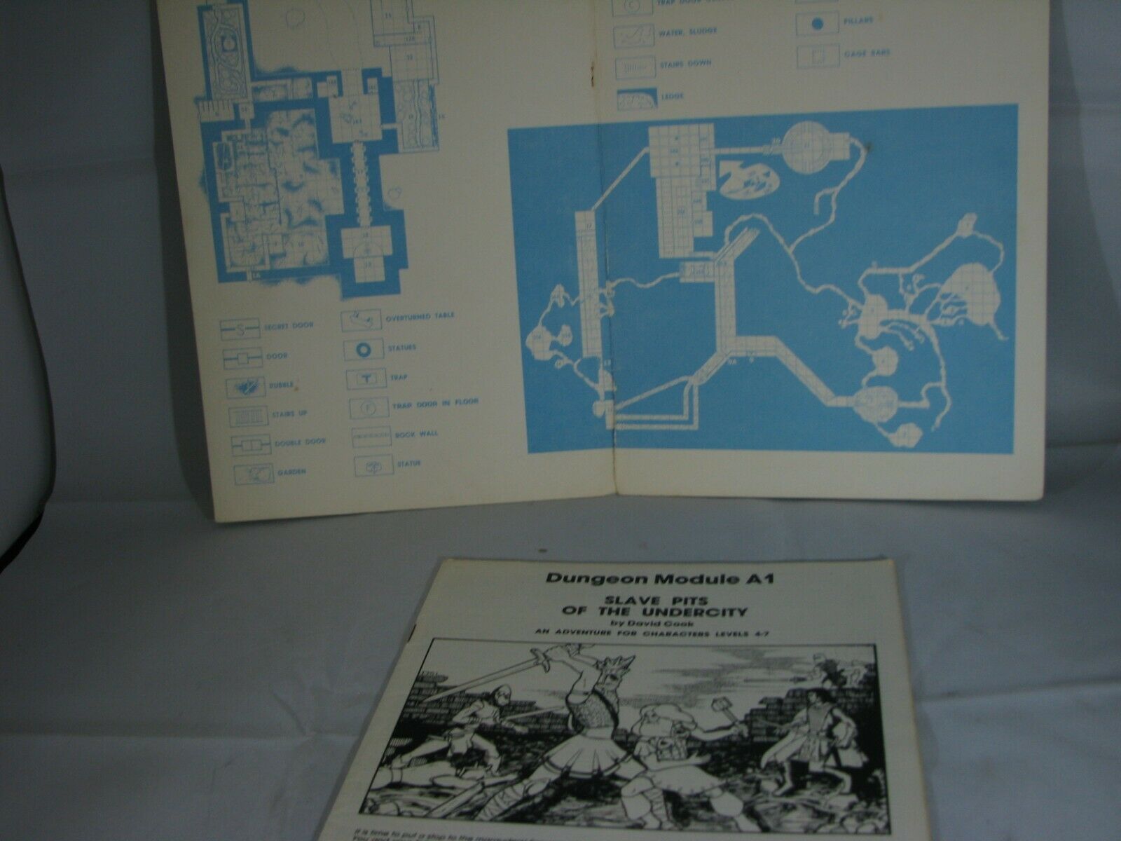 SLAVE PITS OF THE UNDERCITY A D&D Dungeons And Dragons TSR Module A1 ...