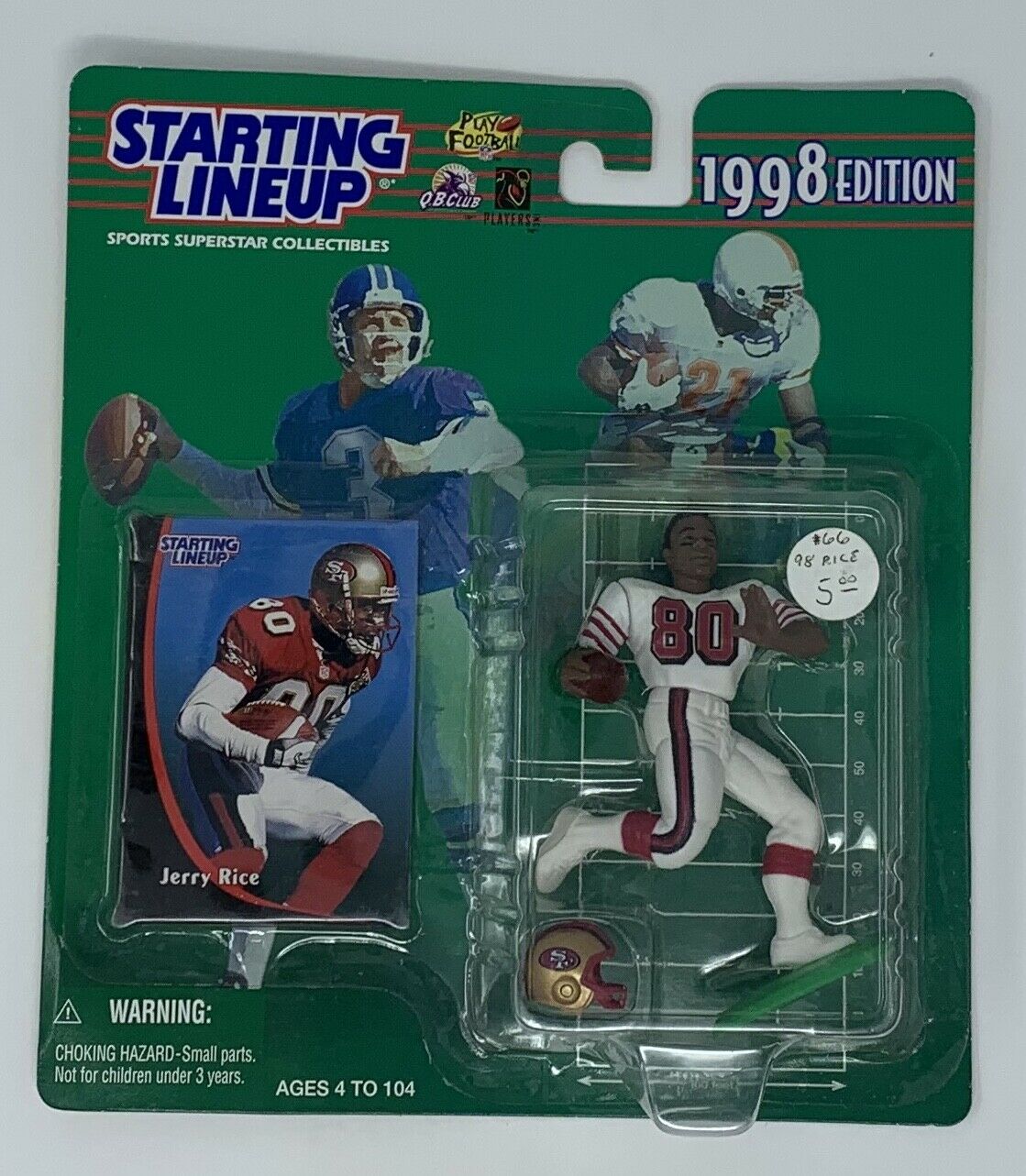 Starting Lineup Jerry Rice 1998 Action Figure | #22310245