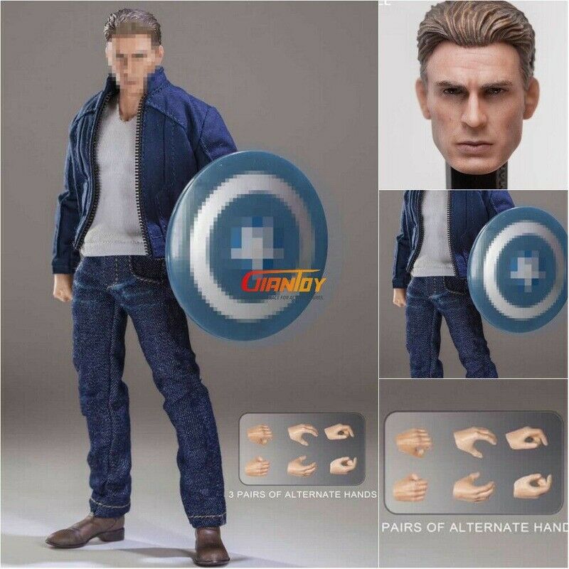 In - Stock Nota Studio Captain America 1/12 For Marvel Legend 6in ...
