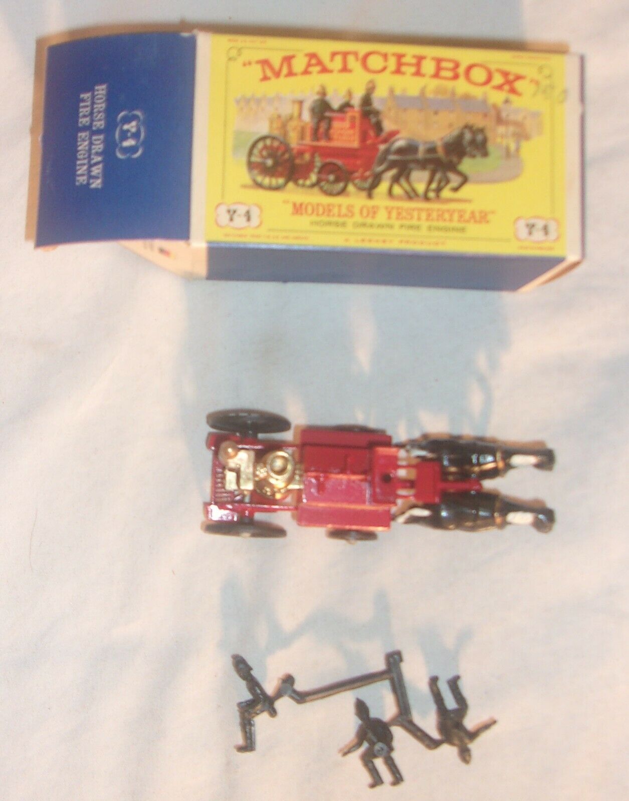 VINTAGE MATCHBOX MODELS OF YESTERYEAR HORSE DRAWN FIE ENGINE | #21911542
