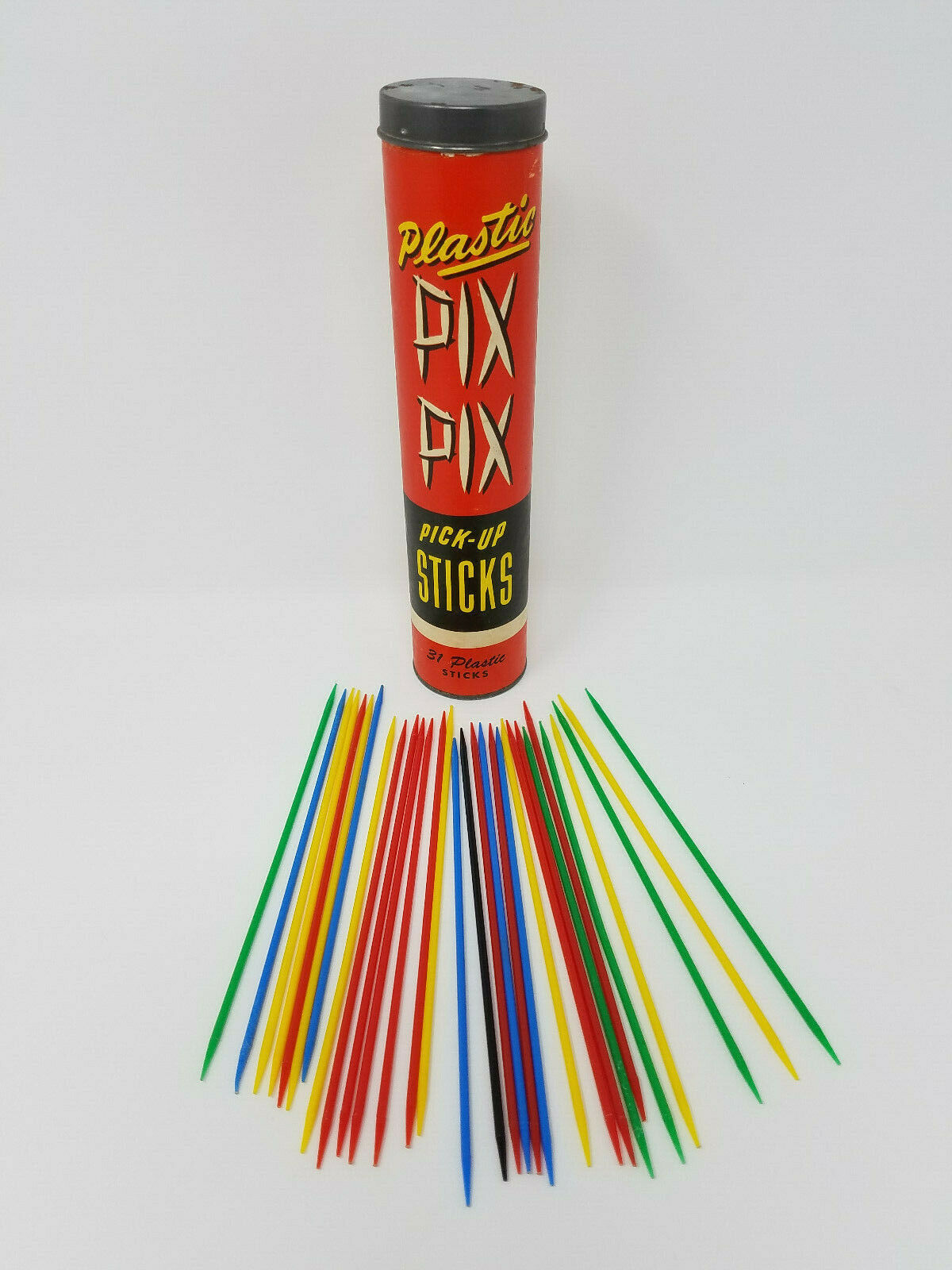 Vintage Whitman Pix Pix Pick Up Sticks Game In Tube | #22389525