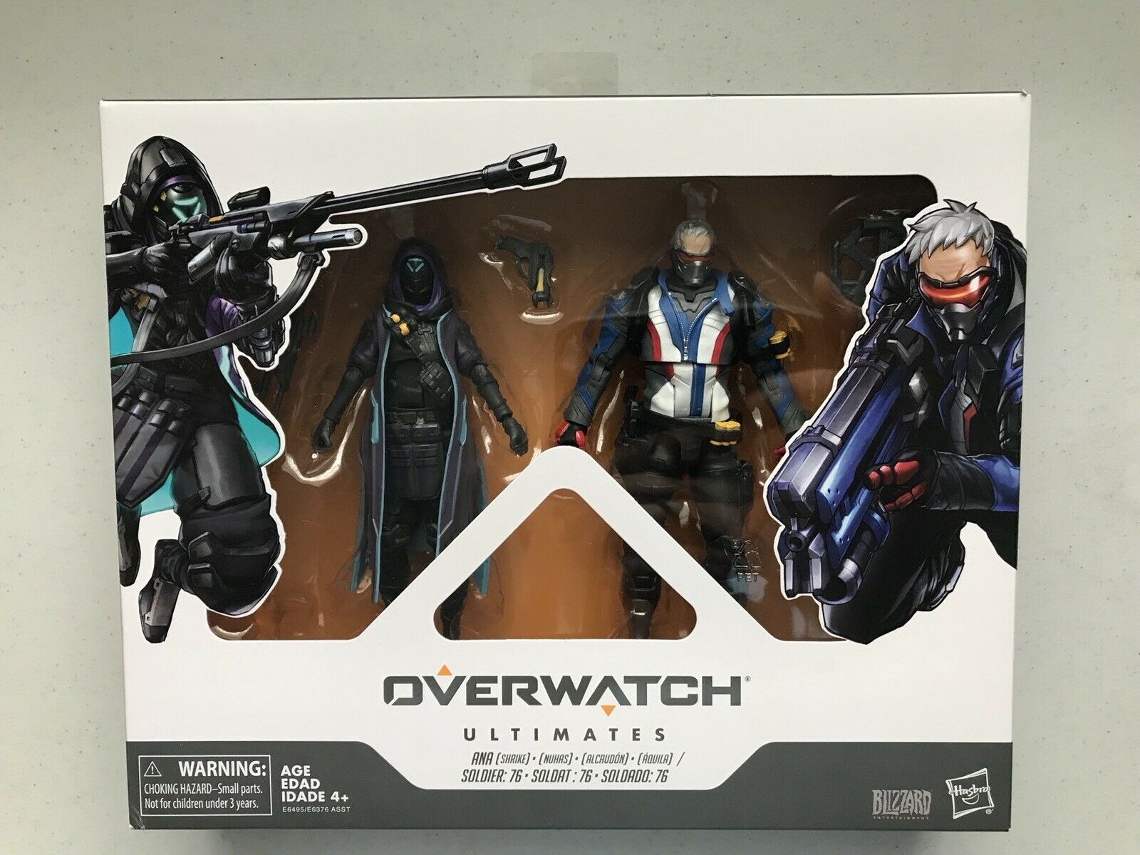 Overwatch Hasbro Ultimates Series Soldier 76 & Shrike (Ana) Action ...