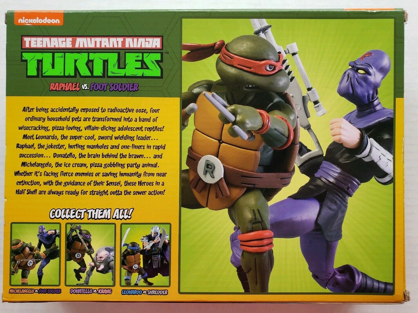 Neca Raphael Action Figure NECA Teenage Mutant Ninja Turtles Raphael Vs Foot Soldier Action ...