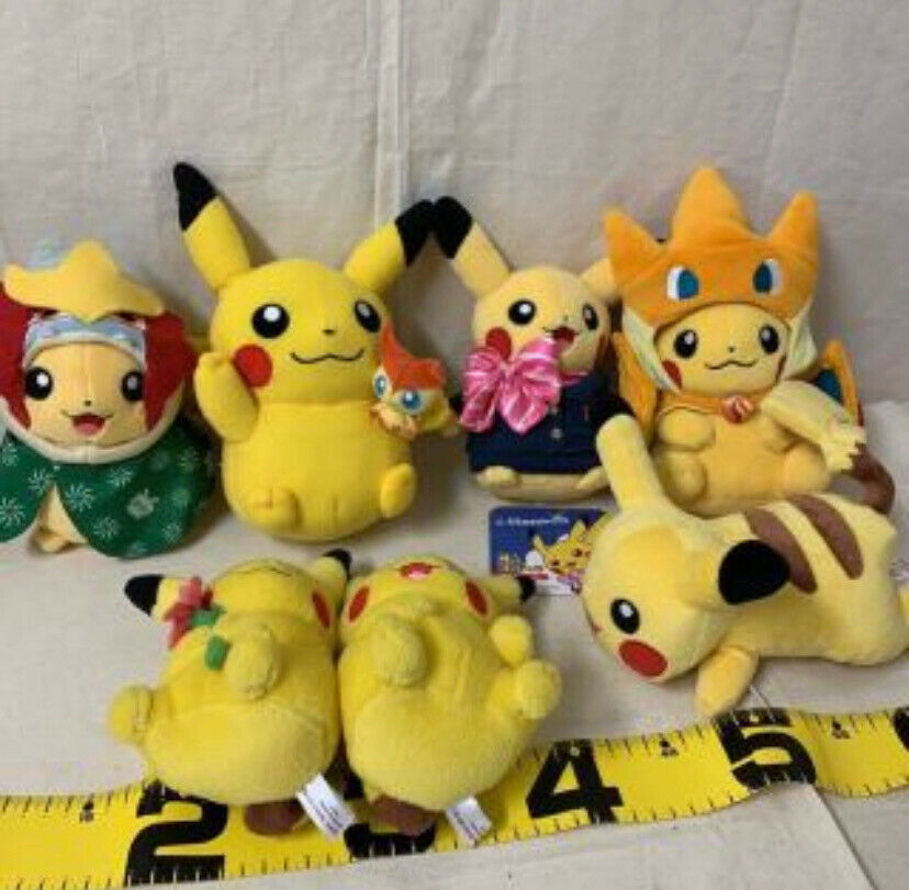 AUTHENTIC Pokémon Center Plush Doll Eeveelution Set of 9 Japan with tag 2017 | UK