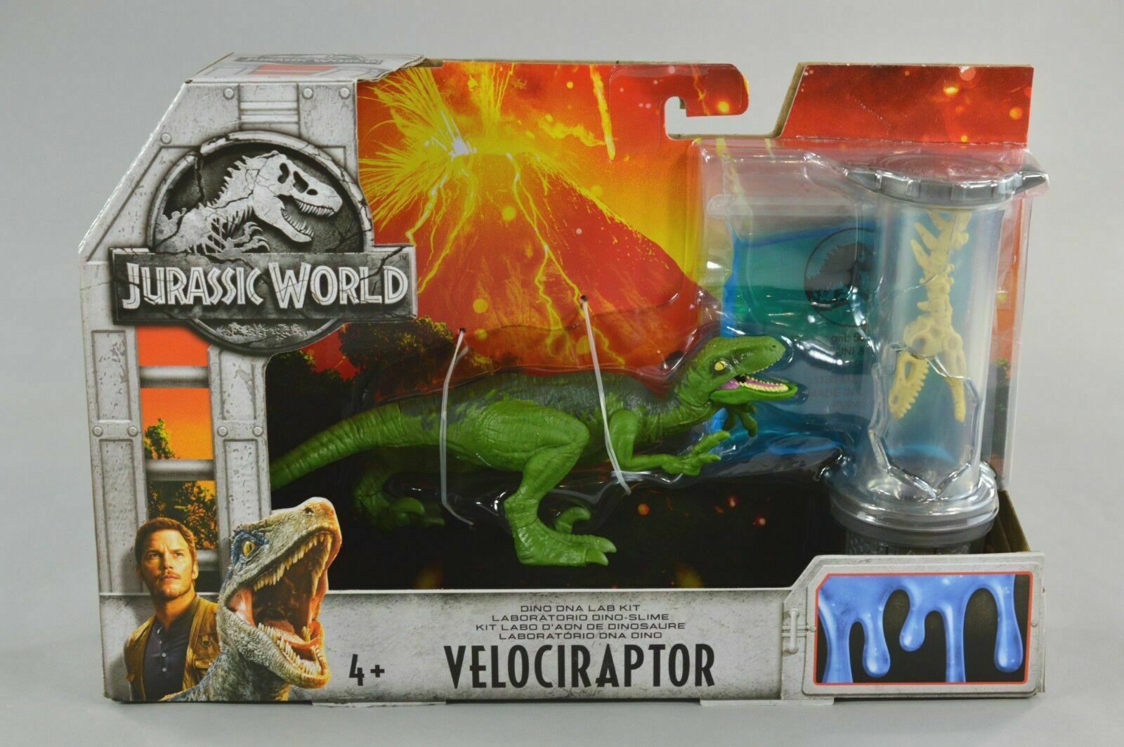 Jurassic World Fallen Kingdom Velociraptor Raptor Slime Playset ...