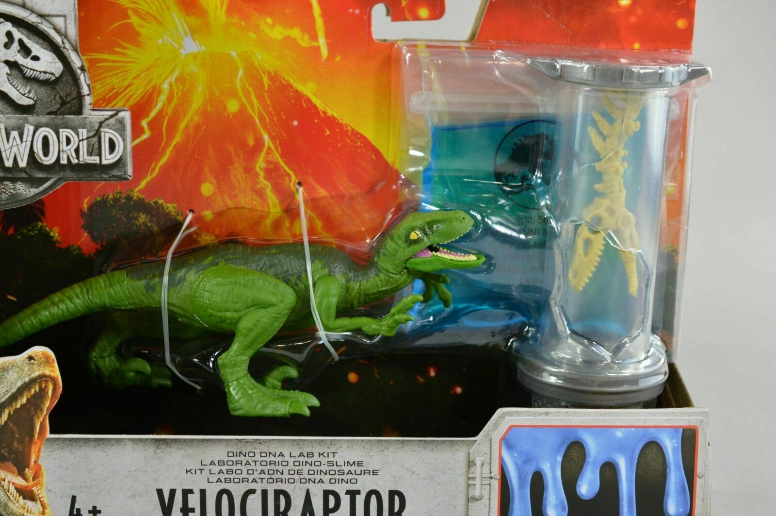 Jurassic World Fallen Kingdom Velociraptor Raptor Slime Playset ...