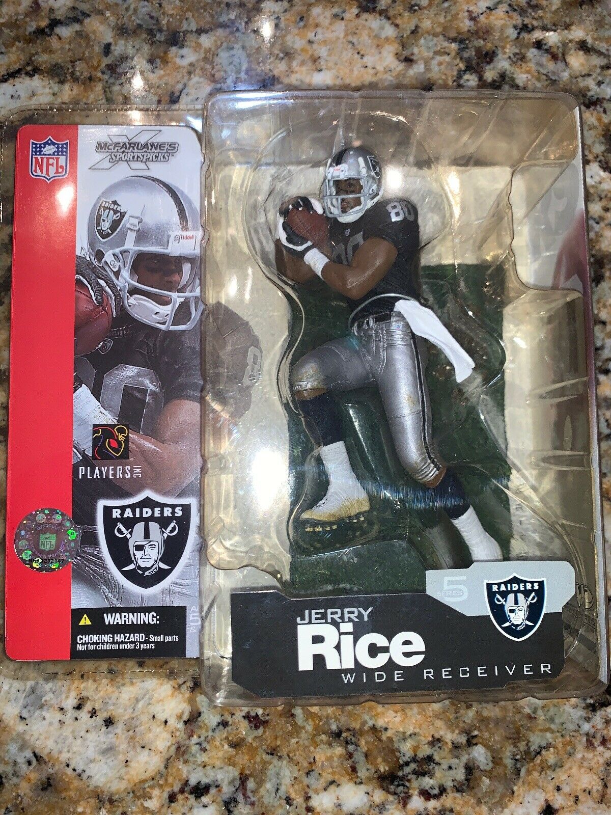 Mcfarlane NFL Series 5 Jerry Rice Oakland Raiders Chase Variant Rare ...