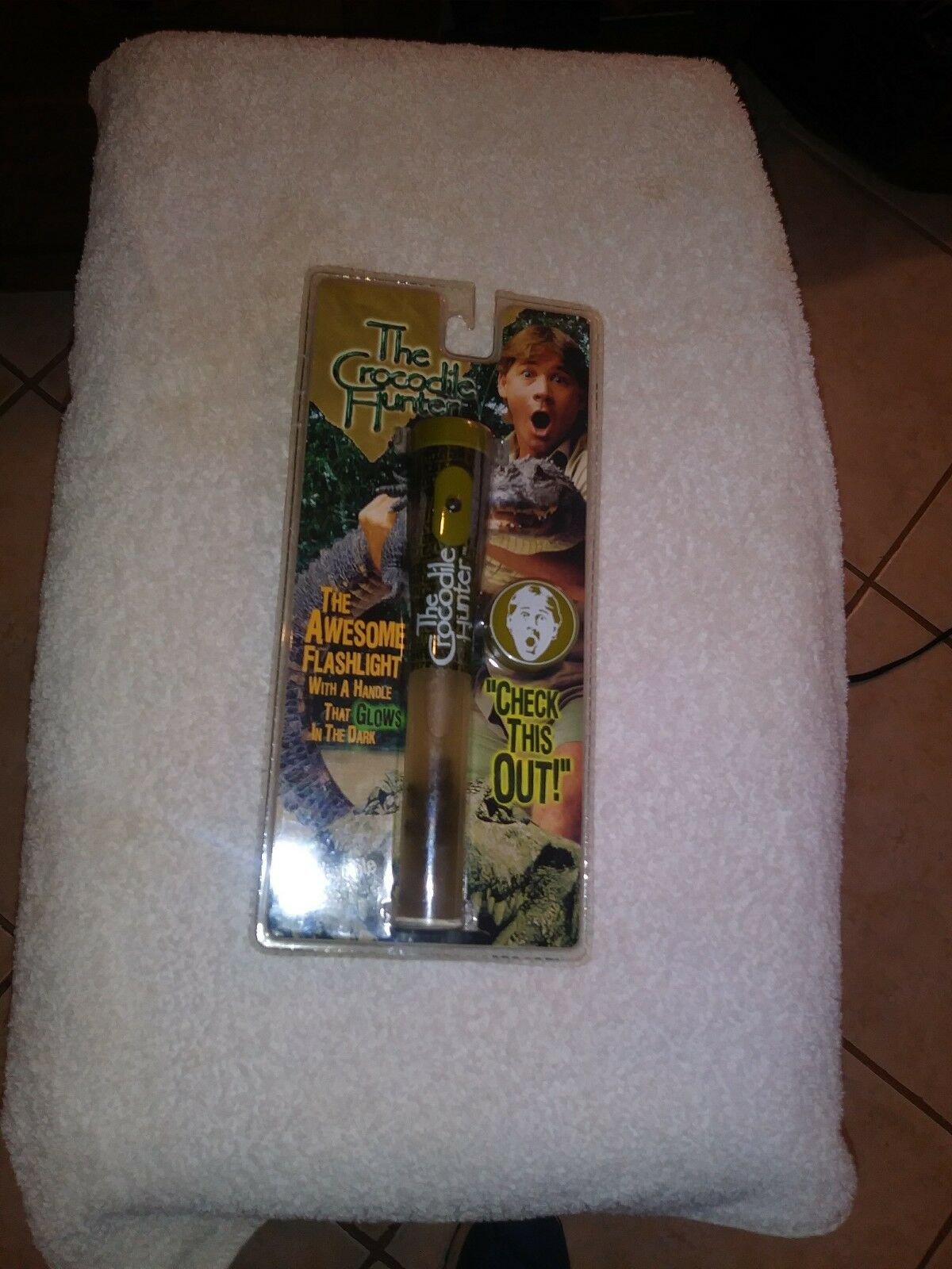 Rare Crocodile Hunter Steve Irwin 8 " Glow In The Dark Handle Flash ...