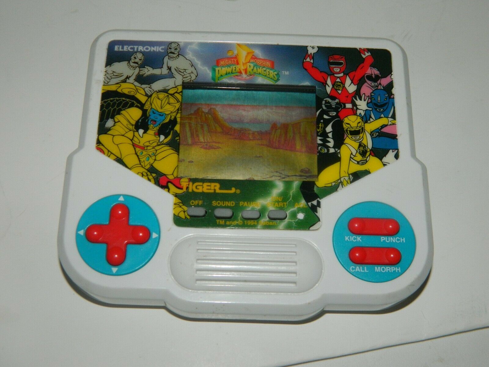 Tiger Electronics Mighty Morphin Power Rangers Handheld Game | #21534068