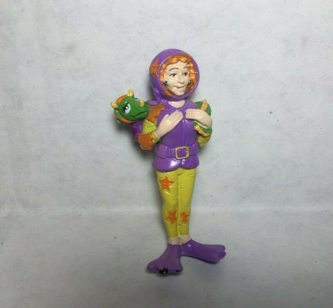 Vintage 1995 Dakin Magic School Bus Ms Frizzle Figure Toy Scuba Diver