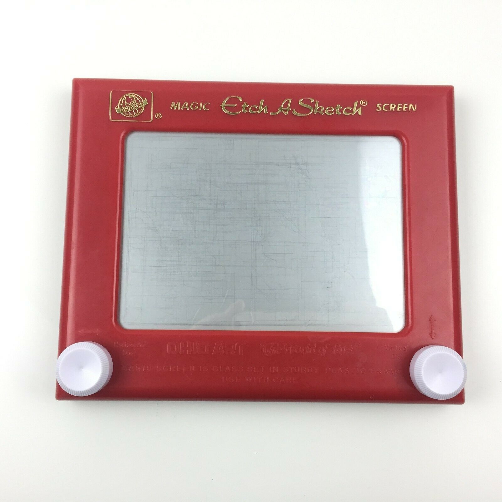 Etch A Sketch Ohio Art 505 Magic Screen Drawing Toy Classic Red Tested ...