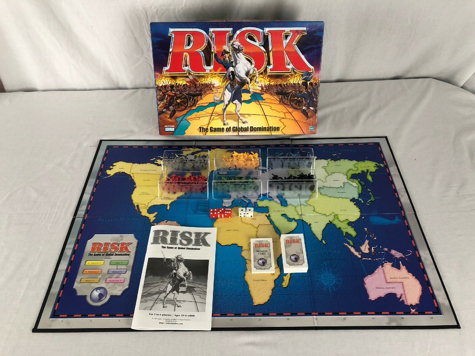 1998 Risk Board Game The Game Of Global Domination Complete 00044 I ...