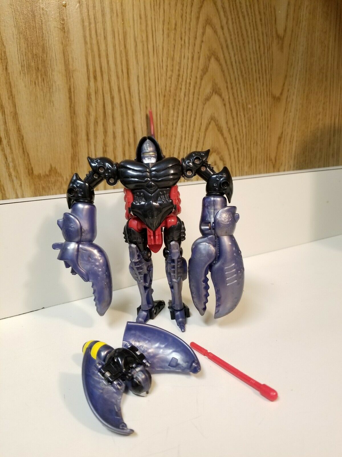 TRANSFORMERS BEAST WARS Fuzors Evil Predacon QUICKSTRIKE MOC SCELLÉ EUR