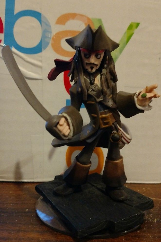 Captain Jack Sparrow Disney Infinity 1. 0 Pirates Of The Caribbean Game ...