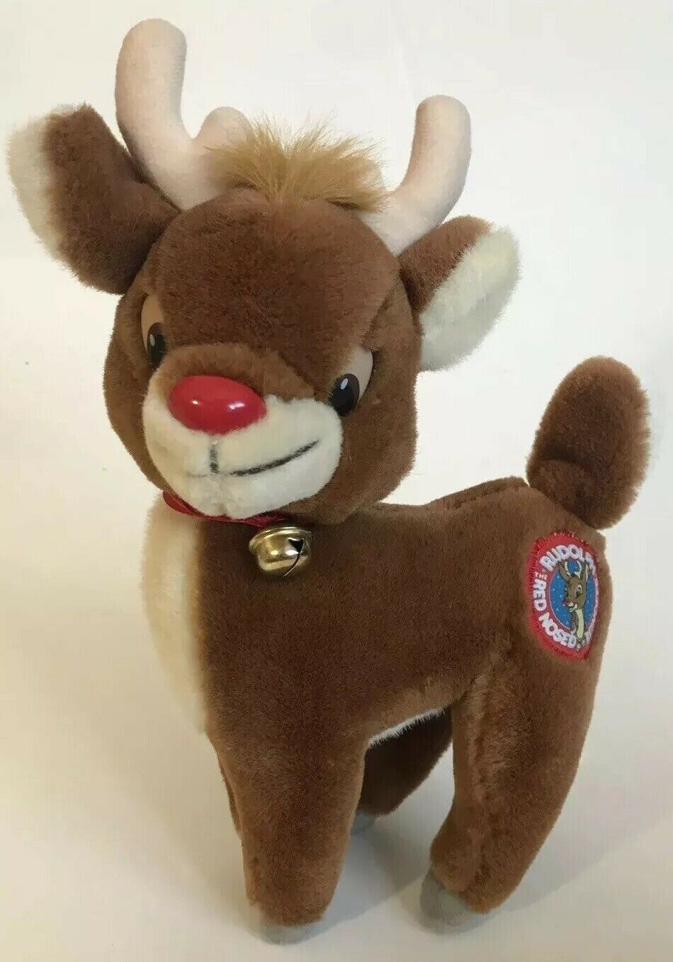 Rudolph The Red Nosed Reindeer Vintage Applause Plush Stuffed Animal ...